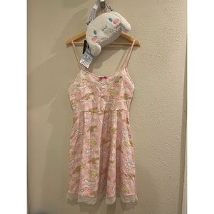 Sanrio Cinnamoroll bundle of 2 pajamas size XL and a small bag all new with tags